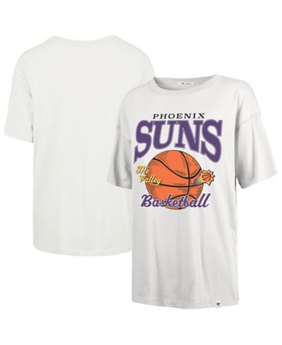 '47 Brand Women's White Phoenix Suns City Edition Down Court Sadie T-Shirt