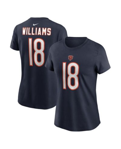 Женская футболка Nike Caleb Williams Navy Chicago Bears 2024 NFL Draft First Round Pick Name & Number