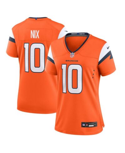 Nike Женская джерси Bo Nix Orange Denver Broncos