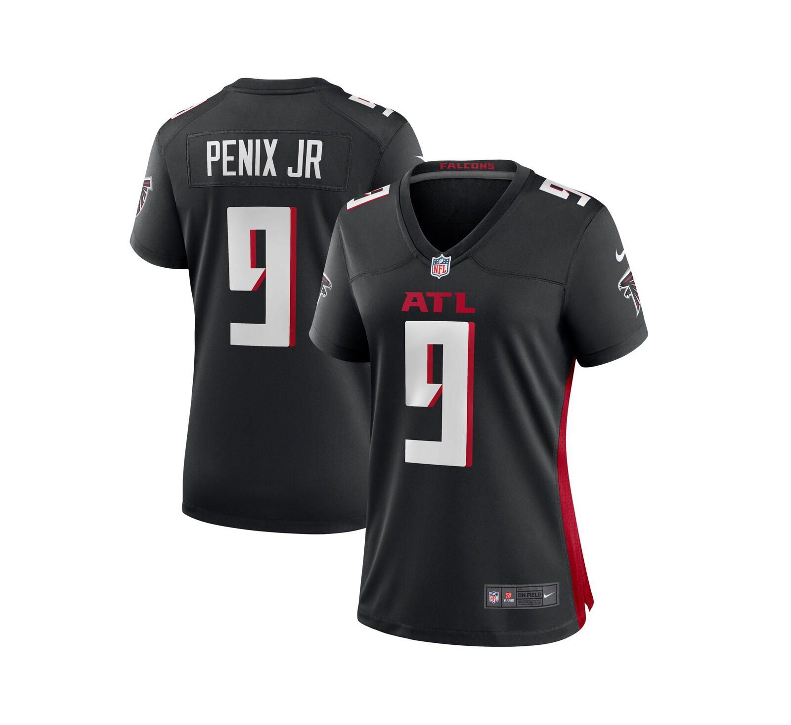 Женская джерси Nike Michael Penix Jr. Black Atlanta Falcons