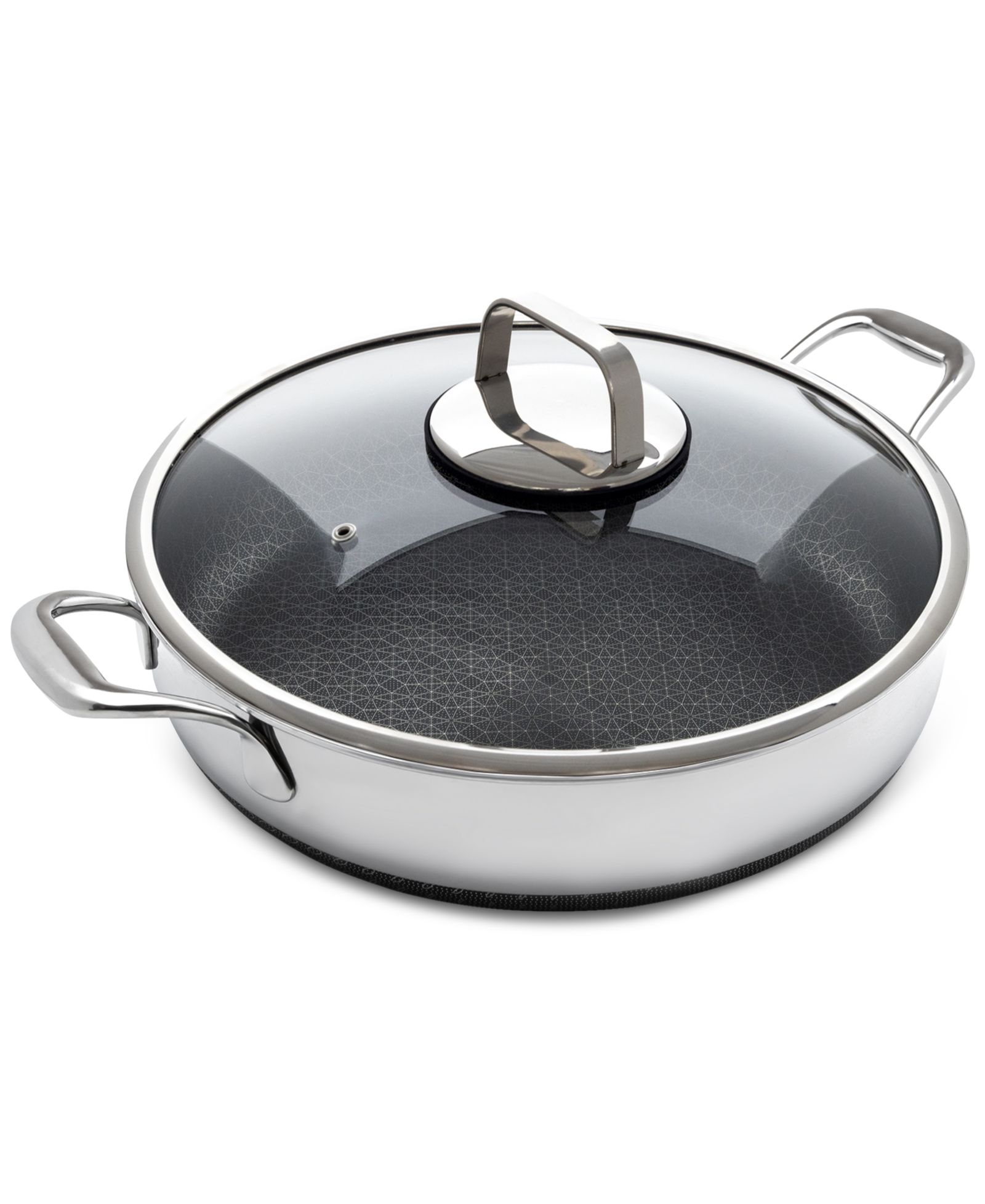 DiamondClad by Livwell 14" Hybrid Nonstick Everything Frying Pan & Lid