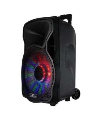 Портативная акустическая система beFree Sound 12 дюймов, 2500 Watt, Bluetooth, аккумуляторная, с подсветкой и микрофоном