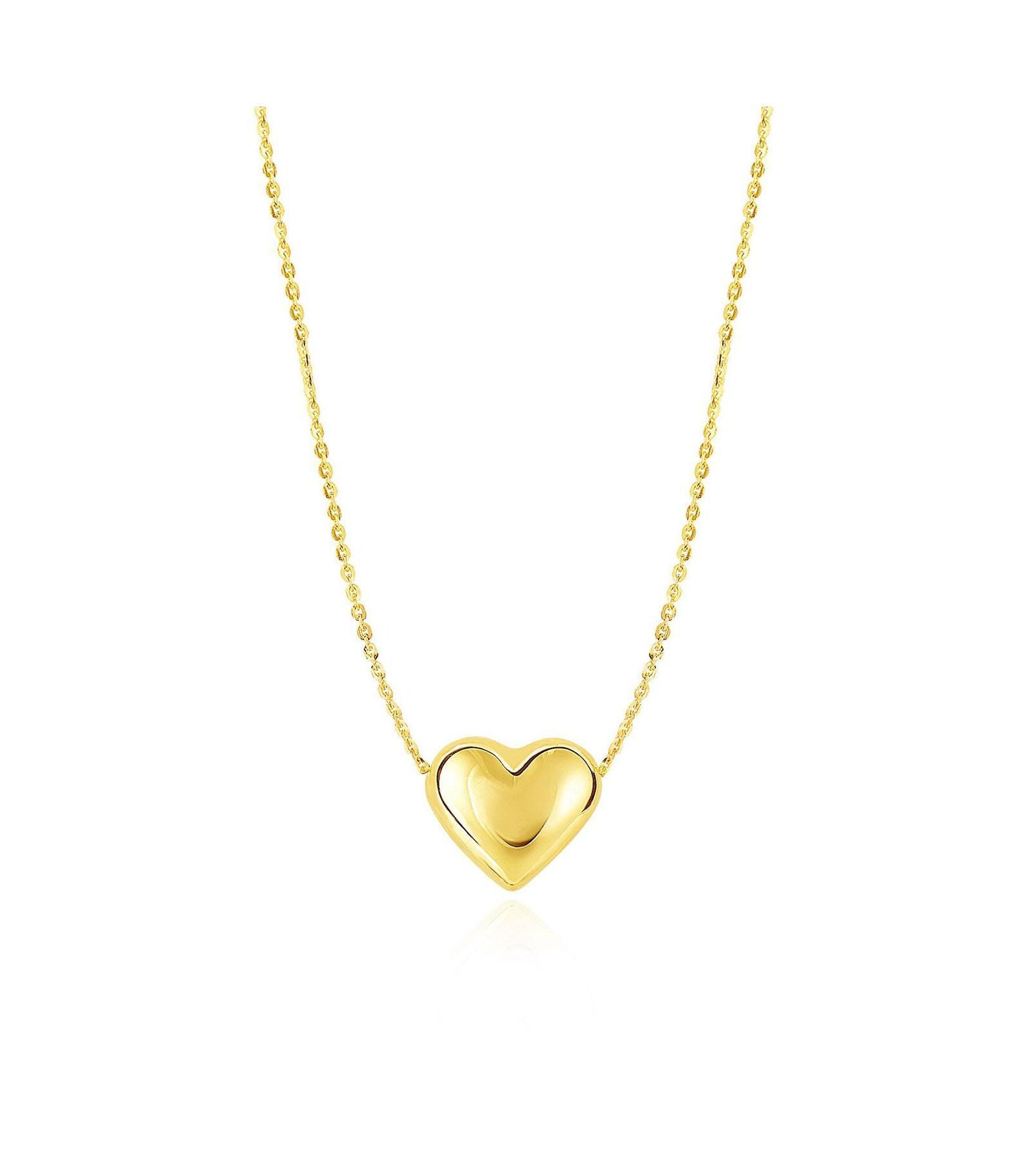 The Lovery золотая подвеска Puffy Heart 14K Gold