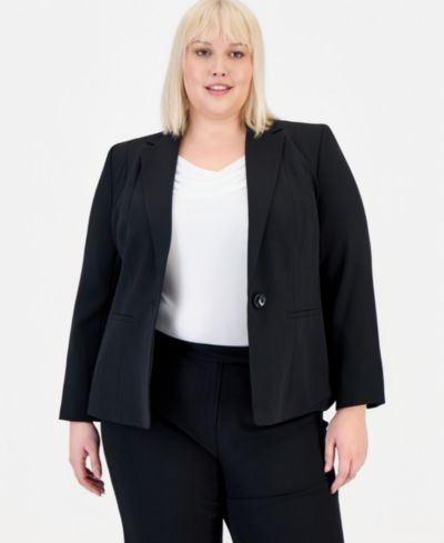 Блейзер Kasper Plus Size Crepe One-Button