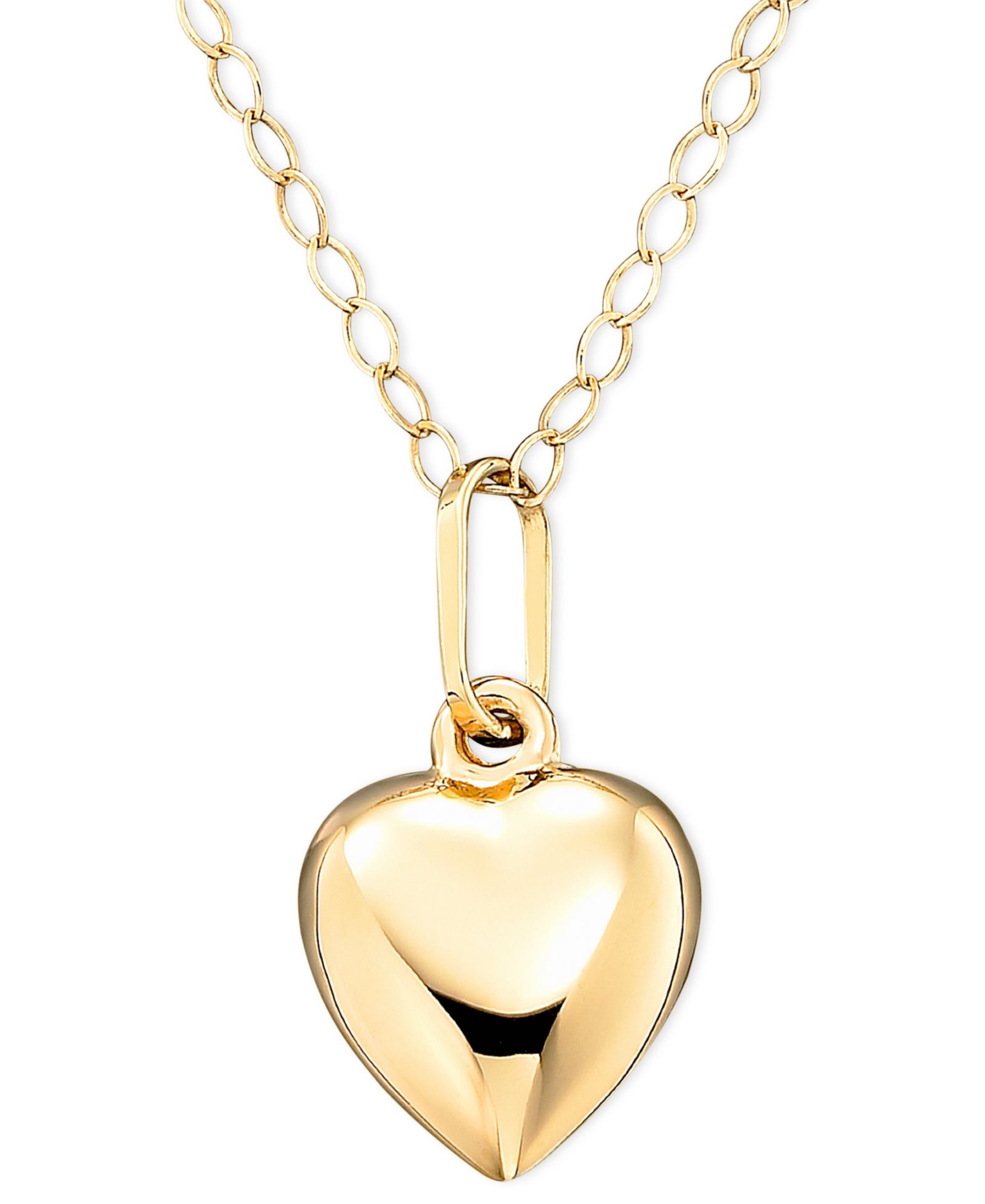 Детское золотое ожерелье 14k Gold Heart