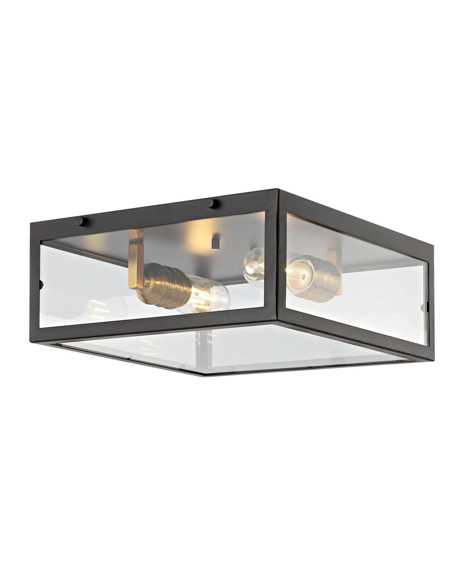 Grayson Metal/Glass LED Flush Mount
