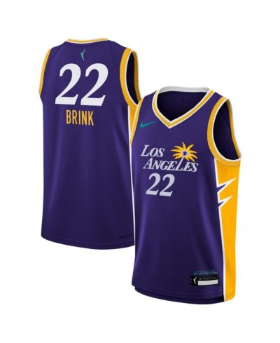 Детская джерси Nike Cameron Brink Purple Los Angeles Sparks 2024 WNBA Draft Explorer Edition Victory Player