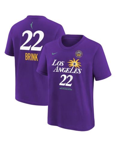 Футболка Nike Cameron Brink Los Angeles Sparks 2024 WNBA Draft для мальчиков и девочек