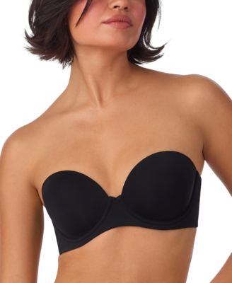 On Gossamer Women's Underwire Strapless Plunging Sleek Micro Bra