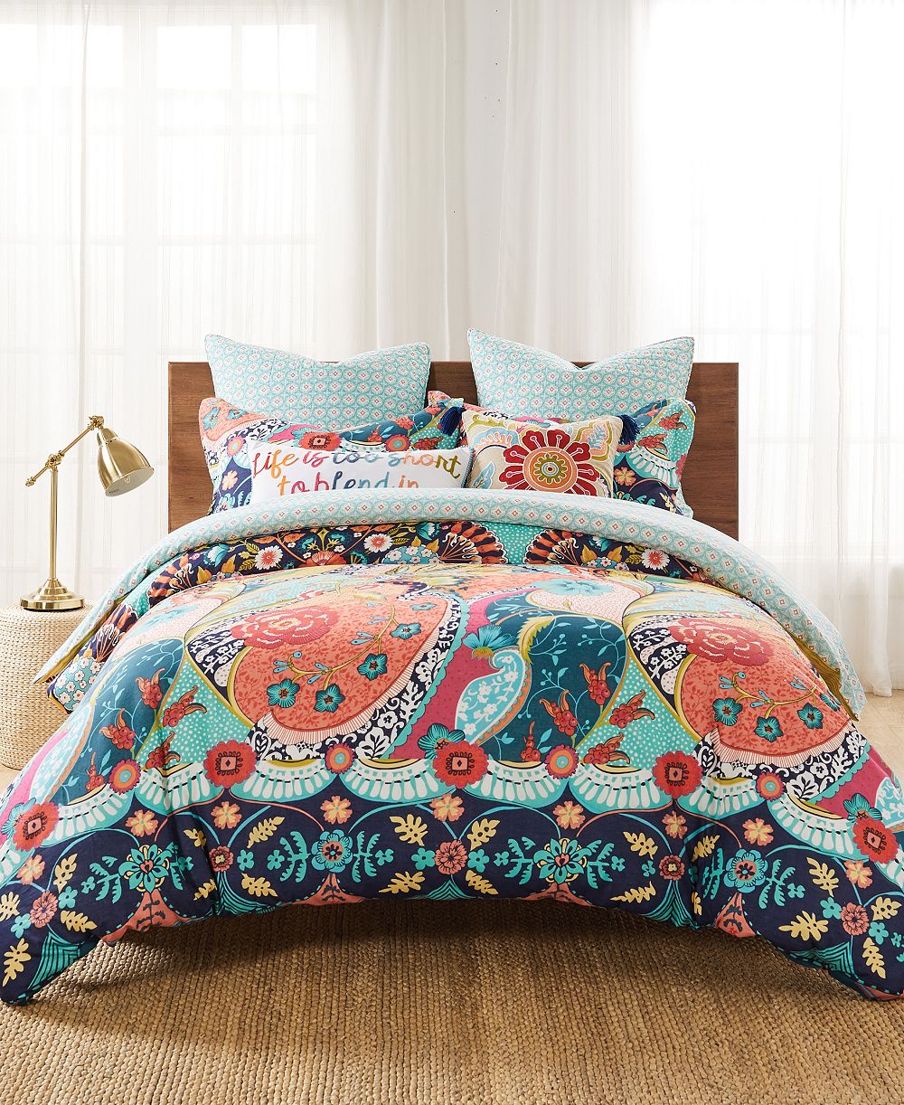 Levtex Home Комплект из 2 пододеяльников Jules Reversible Twin/Twin XL
