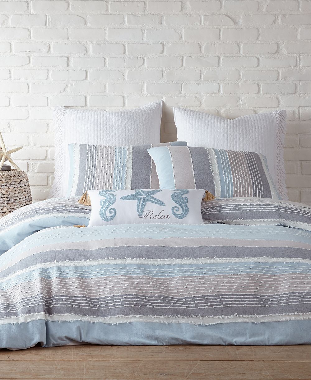Комплект Levatx Home Santander Textured 3-Pc. Comforter, Full/Queen