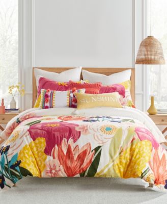 Levtex Home Grandiflora Reversible 3-Pc. Comforter Set, Full/Queen