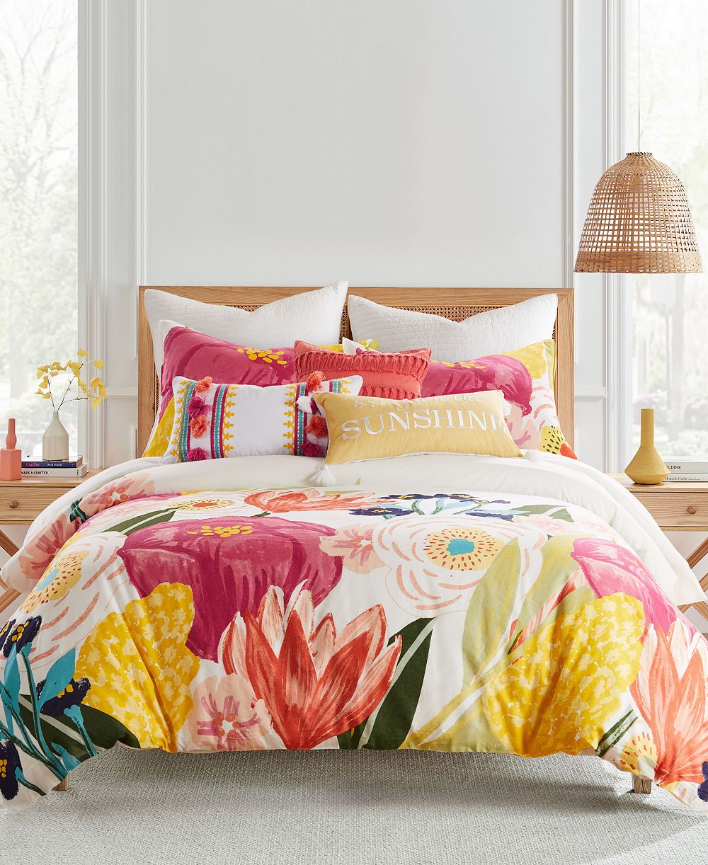 Levtex Home Grandiflora Reversible 3-Pc. Comforter Set, King/California King