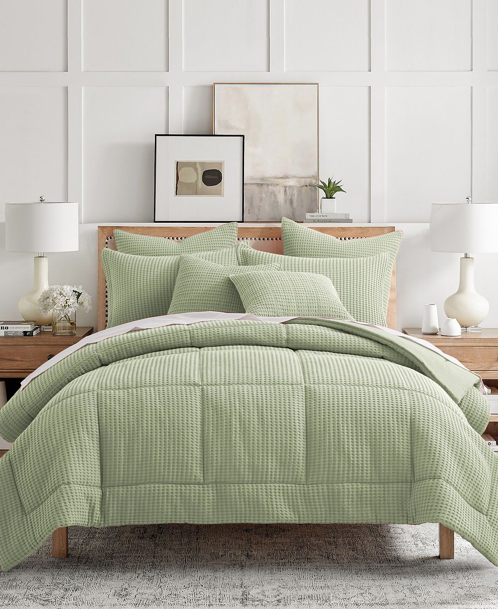 Комплект из 2 шт. пододеяльников Levtex Home Mills Waffle Textured, Twin/Twin XL
