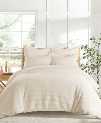 Levtex Home Cloud Waffle Textured 3-Pc. Comforter Set, King/California King