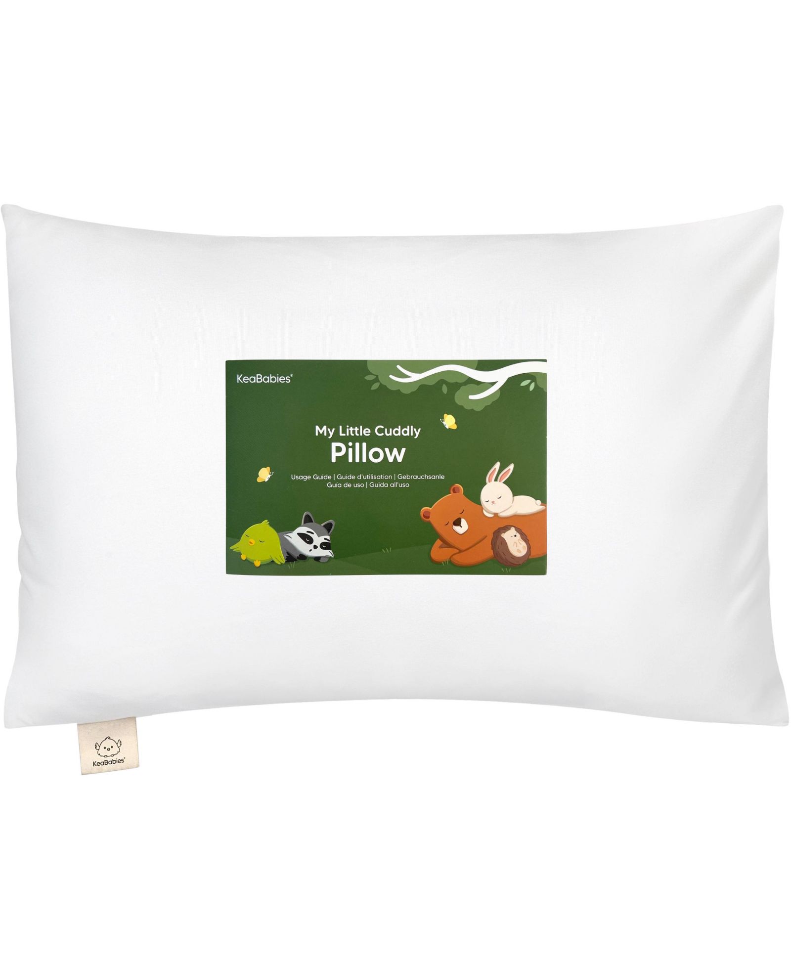 Детская подушка KeaBabies Cuddly Toddler с наволочкой, 13X18