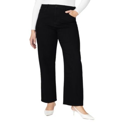 ELOQUII Women's The Naomi Comfort Stretch Straight Leg Jean