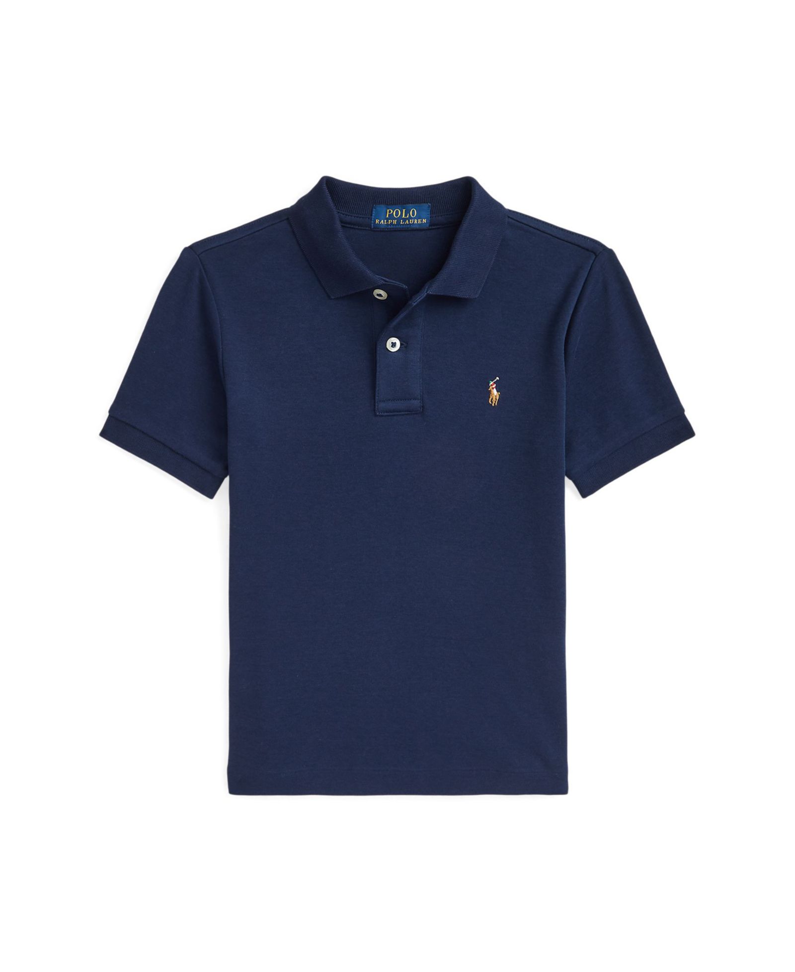 Детская хлопковая рубашка Polo Ralph Lauren