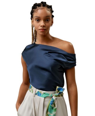 LILYSILK Women's Boat Neck Regular Fit Silk Top