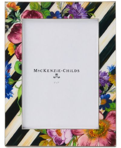 MacKenzie-Childs Серебряная рамка Flower Market, 5" x 7"