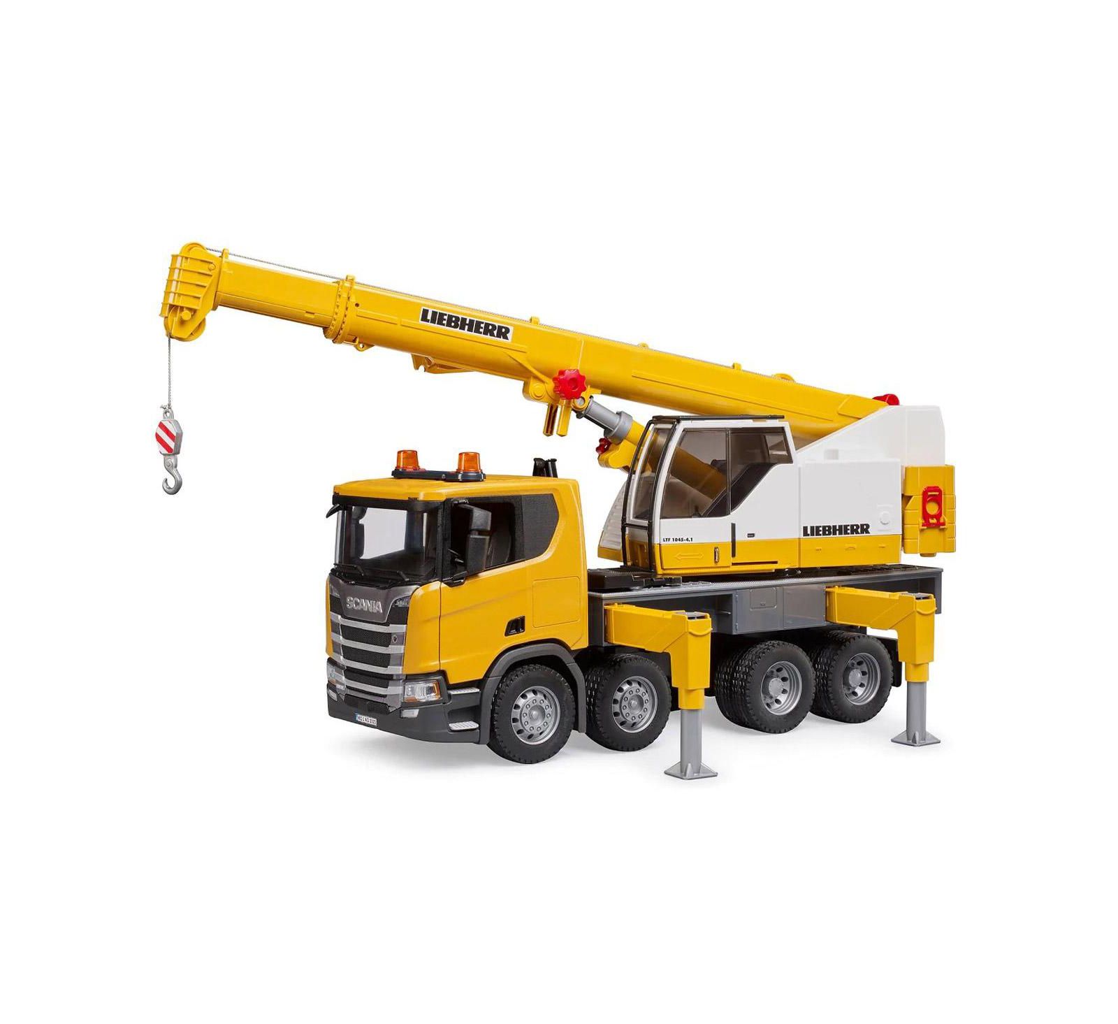 Грузовик-кран Bruder Scania Super Liebherr