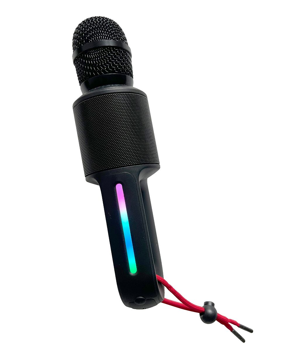 Портативный Bluetooth микрофон и колонка Singing Machine с синхронизированными огнями и 22 профессиональными вокальными эффектами
