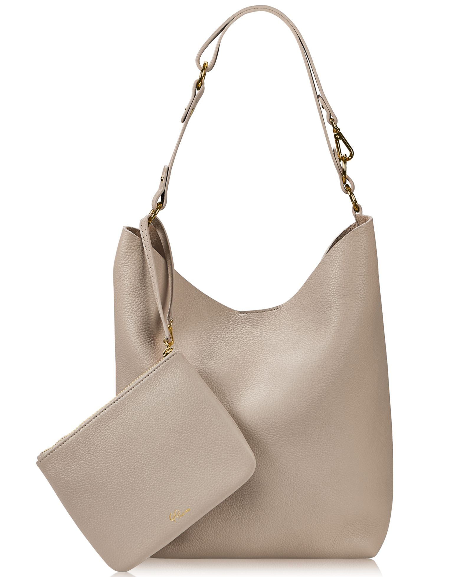 GiGi New York Addison Leather Hobo Bag