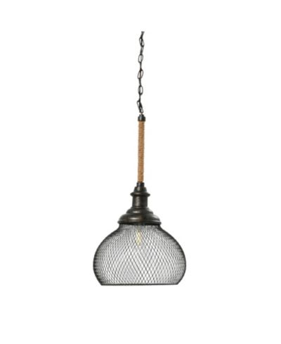Robert Stevenson Lighting потолочный светильник Martha из металла и канатов, черный