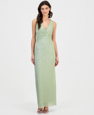 Connected Women's Twist-Front Sleeveless Gown
