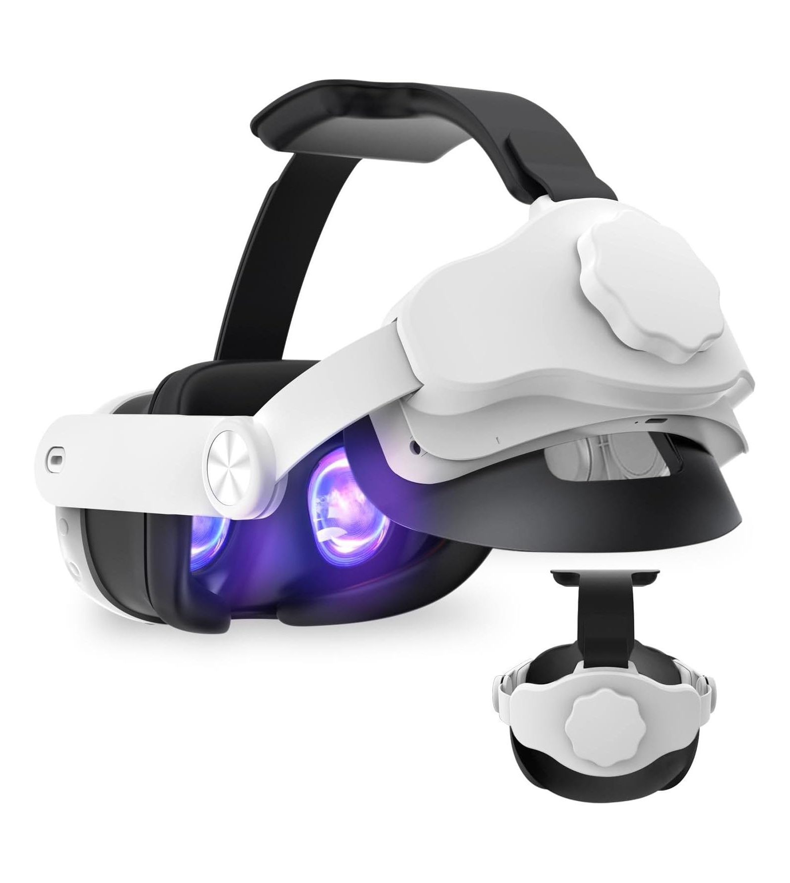 Alpha Digital WT2 PRO Wired Rechargeable Head Strap with 6000mAh Battery, 4-Hour Playtime for Meta Quest 3