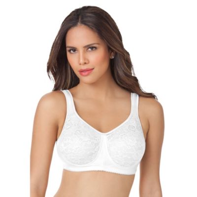 Comfort Choice Women's Easy Enhancer Lace Wireless Bra