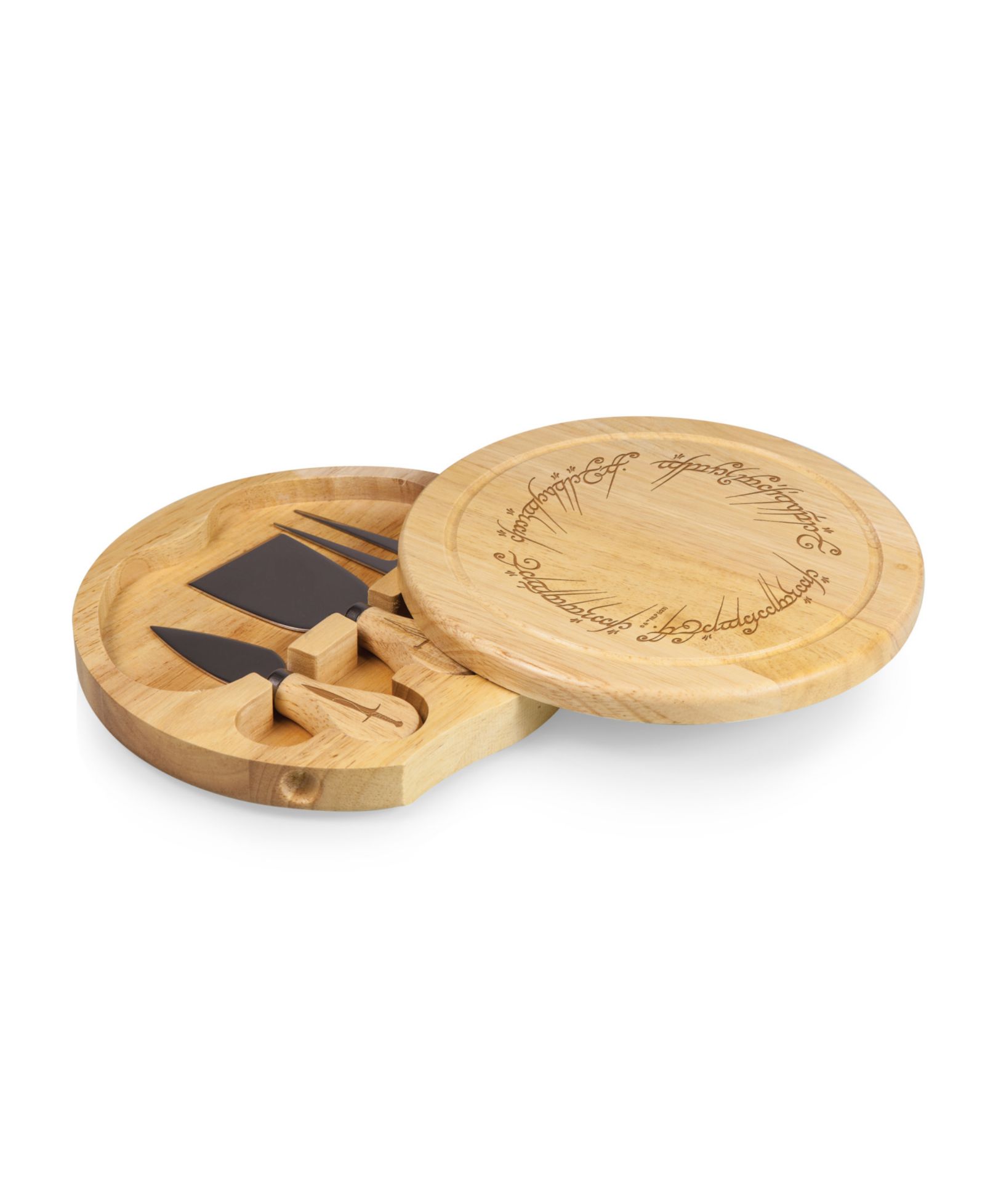 Toscana Lord of the Rings Brie Cheese Cutting Board and Knife Set