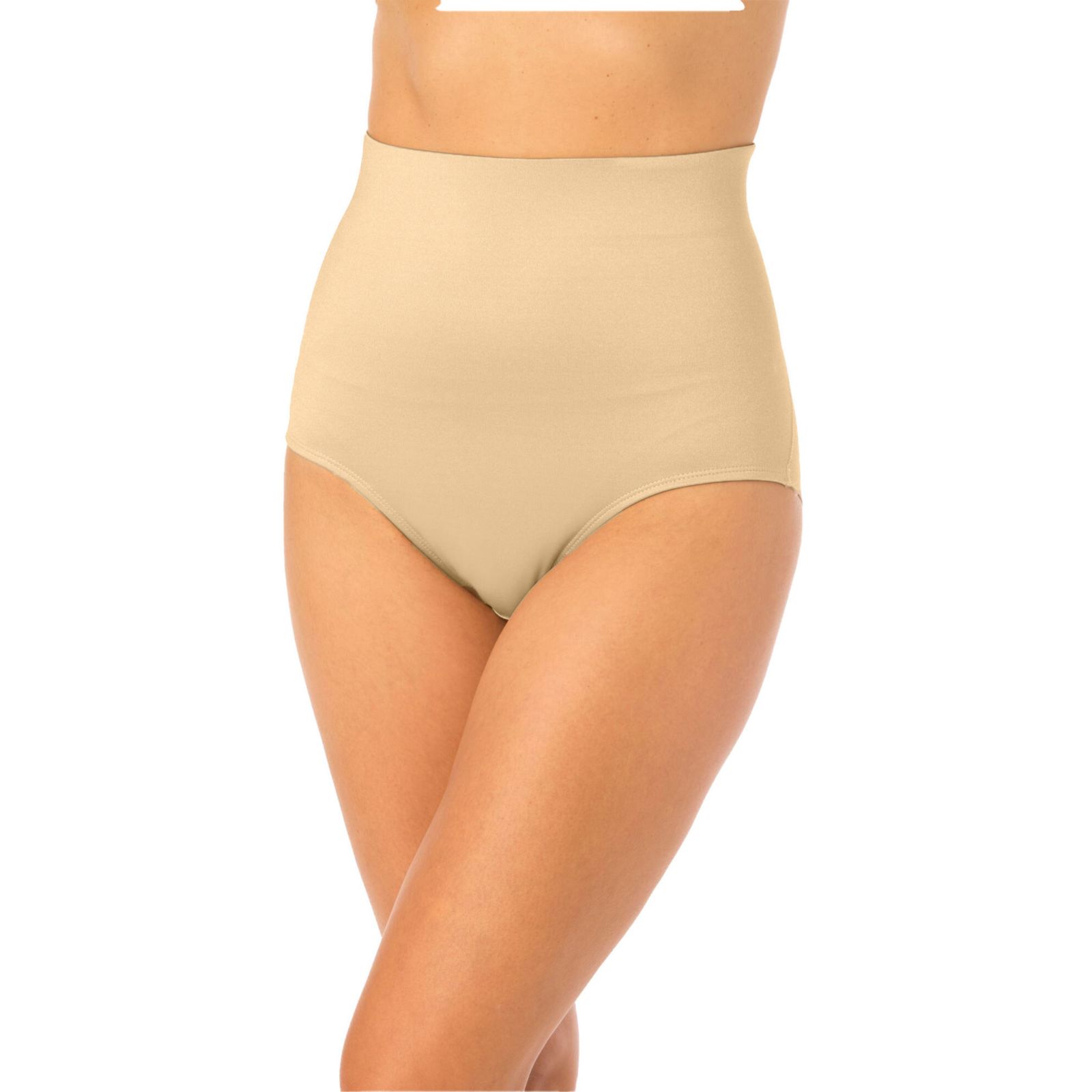 Secret Solutions Women's Power Shaper Firm Control High Waist Shaping Brief