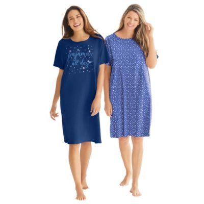 Evening blue pajamas