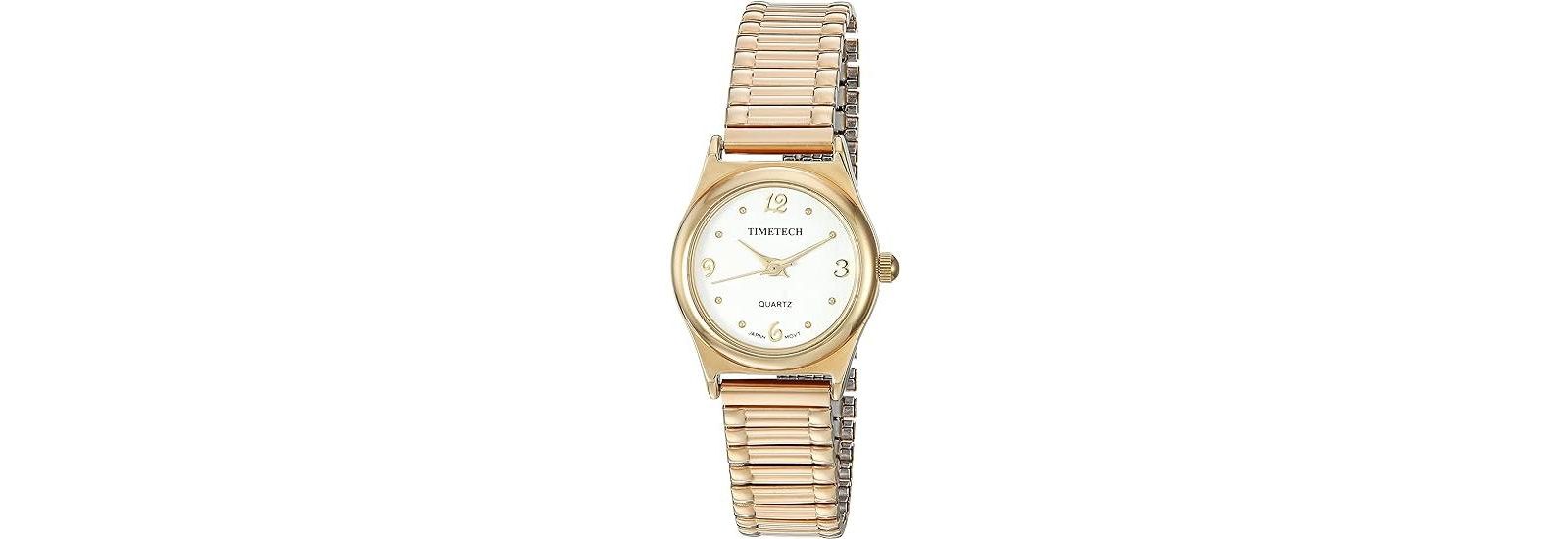 Женские часы TIMETECH 14K Gold Plated Stretch Expansion