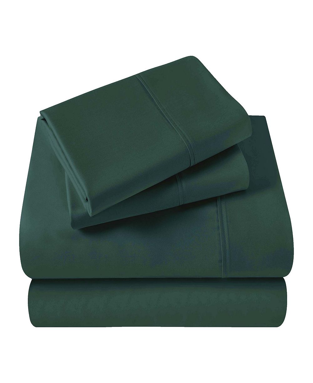 Комплект простыней Superior 400-TC Egyptian Cotton Solid Deep Pocket, Full