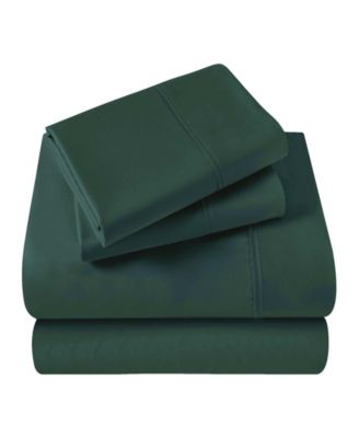 Комплект простыней Superior 400-TC Egyptian Cotton Solid Deep Pocket, Full