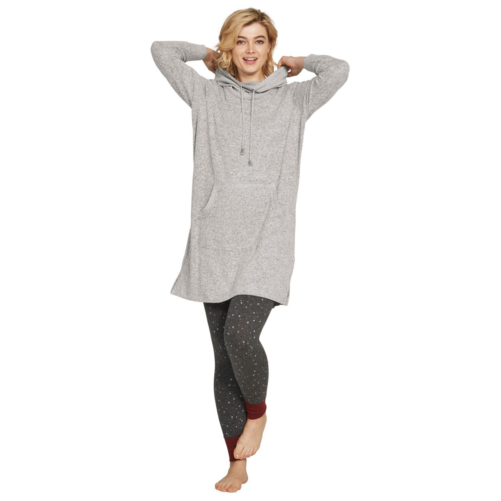 ellos Women's Cotton Spandex Pull On Sleep Legging