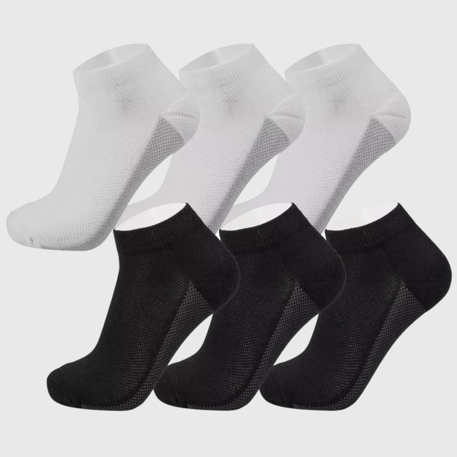Alpine Swiss Men's Athletic Performance Low Cut Ankle Socks Cotton Multipack Sock