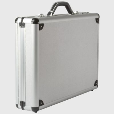 Alpine Swiss Executive Aluminum Briefcase Padded Laptop Briefcase For Men Hard Shell Attache Case Combo Lock Business Case
