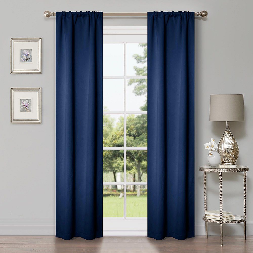 Комплект из 2 классических штор Superior Rod Pocket, 26" x 84"