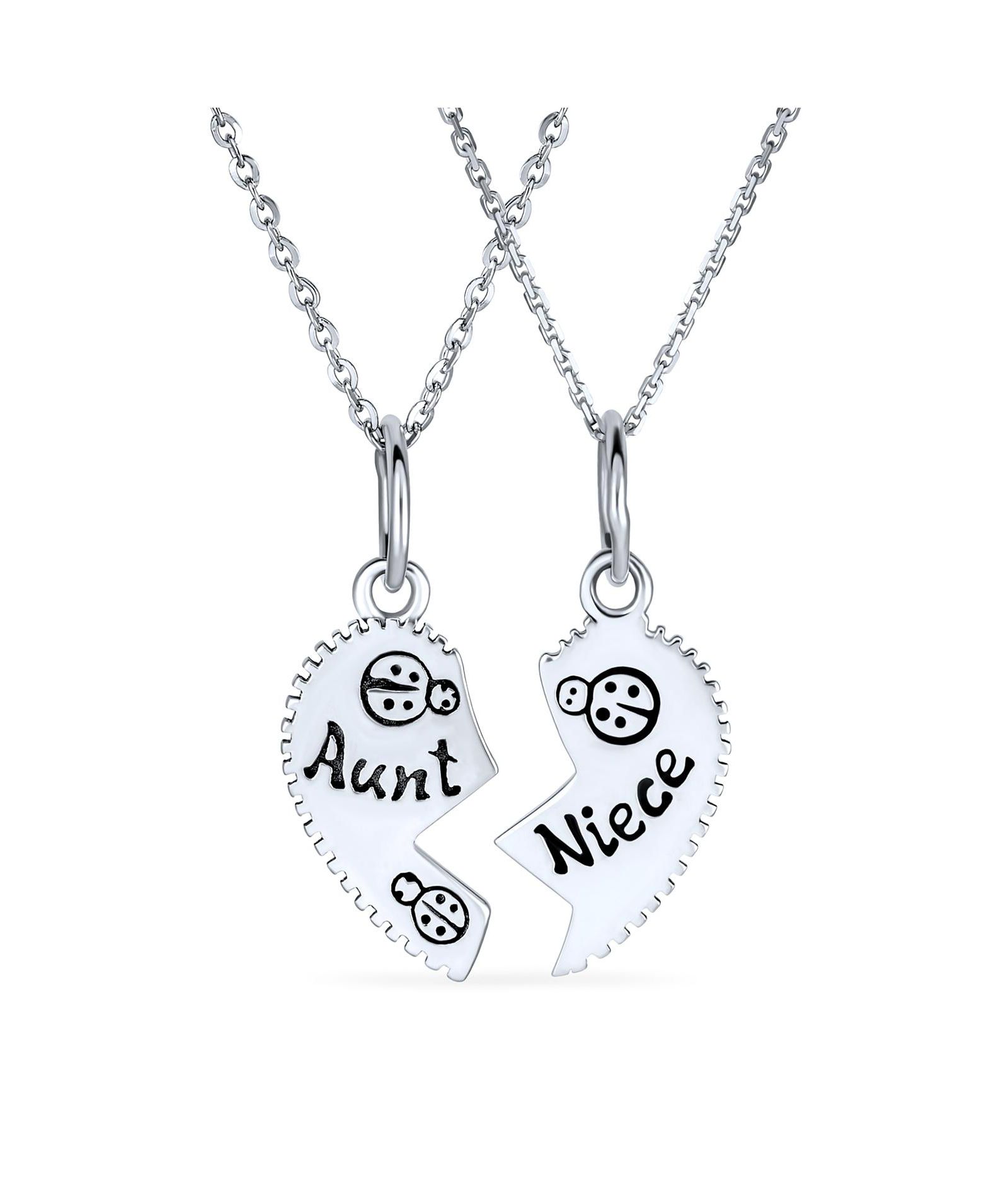 Подвеска-кулон Bling Jewelry Best Friend Aunt Niece из стерлингового серебра