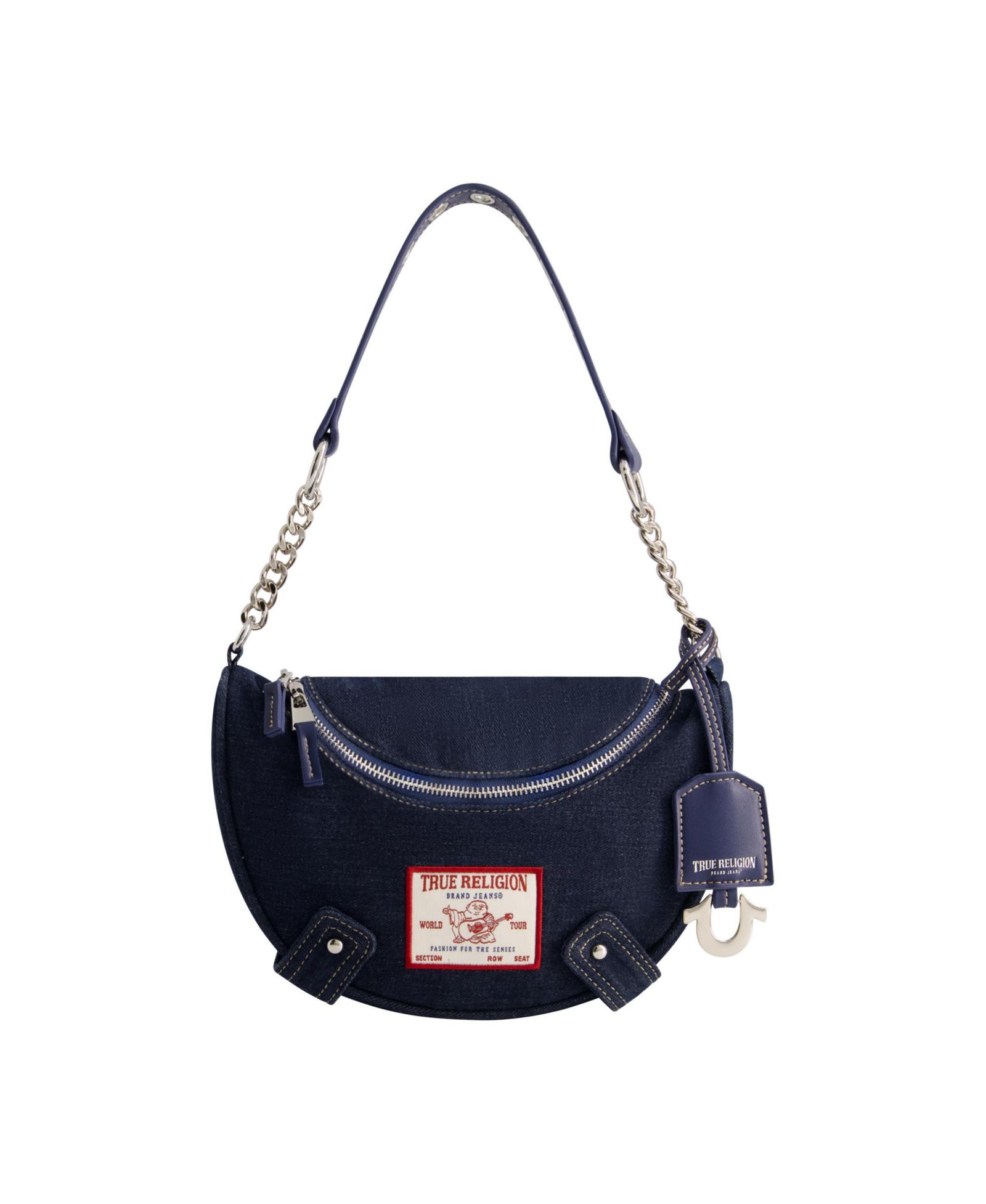 Денимовая сумка-хобо True Religion Chain Handle