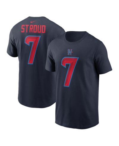 Nike Men's C.J. Stroud Navy Houston Texans Name & Number T-Shirt