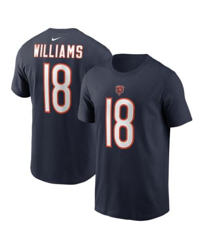 Nike детская футболка Caleb Williams Navy Chicago Bears 2024 NFL Draft First Round Pick Fuse Name & Number