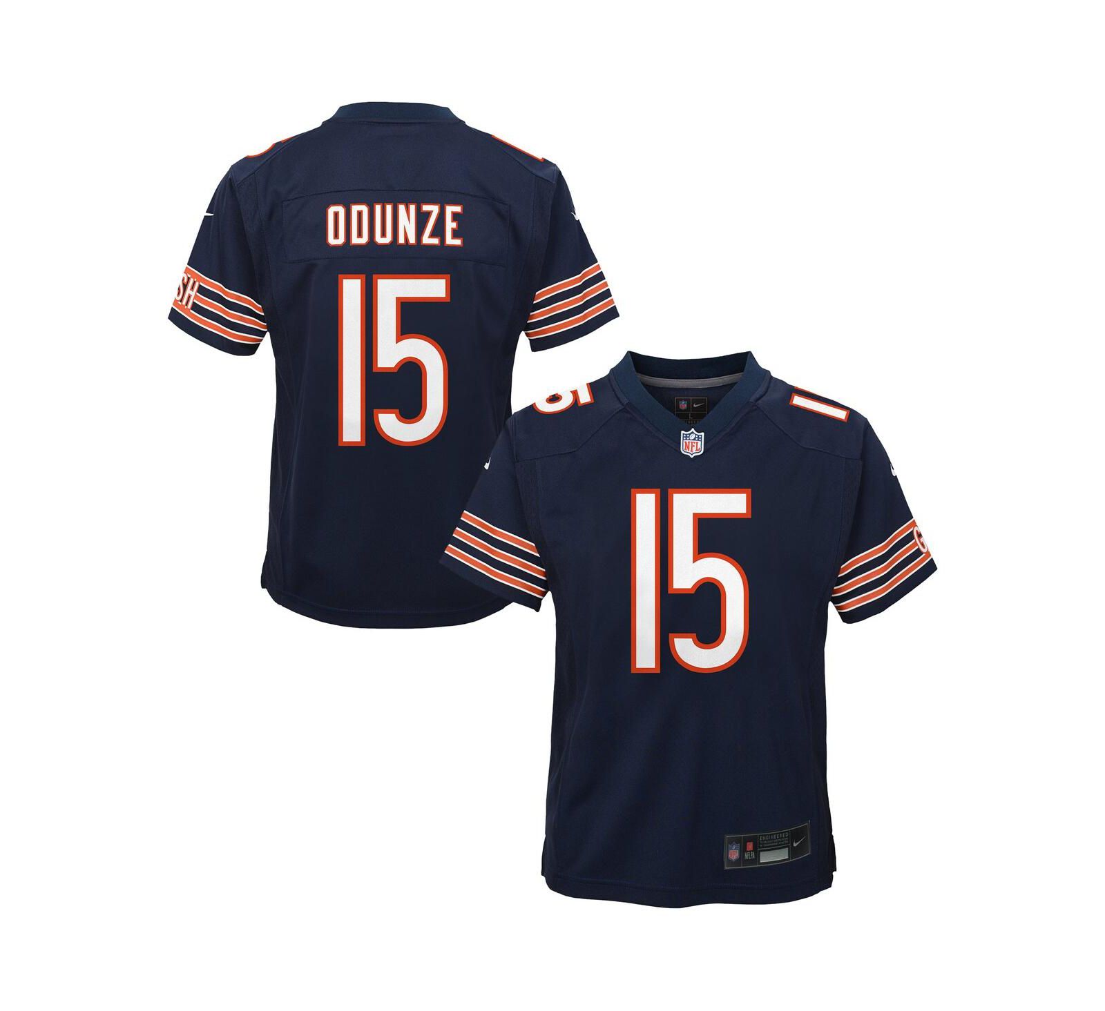 Nike Детская игровая джерси Chicago Bears Rome Odunze Navy