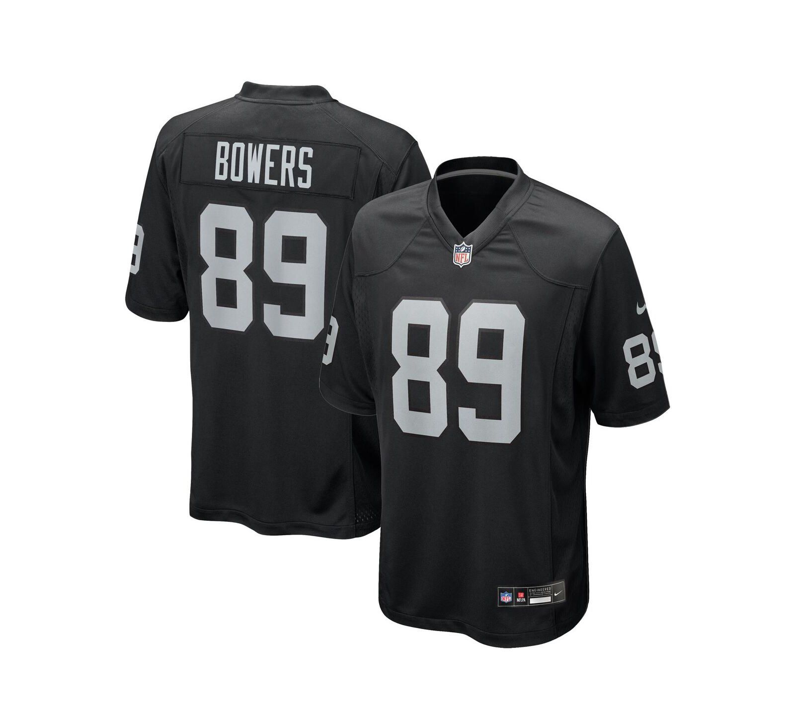 Детская игровая джерси Nike Black Las Vegas Raiders Brock Bowers