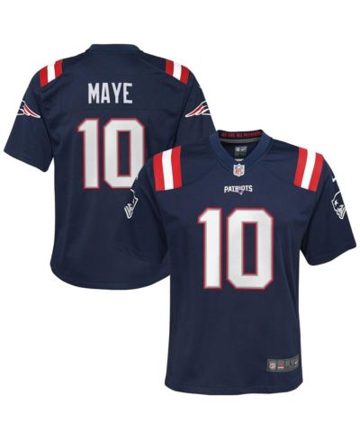Детская игровая джерси Nike Drake Maye New England Patriots