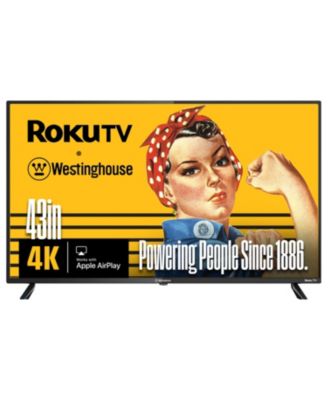 Westinghouse 43" Smart TV с Roku 4K UHD, HDR10, Apple HomeKit, Alexa и Google Assistant
