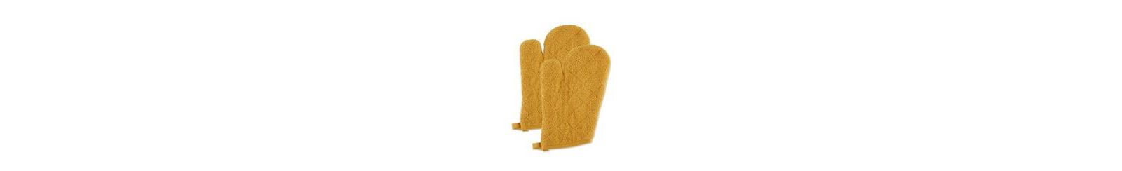 Прихватки Design Imports Basic Terry Collection 100% Cotton Quilted, Honey Gold, 2 Piece